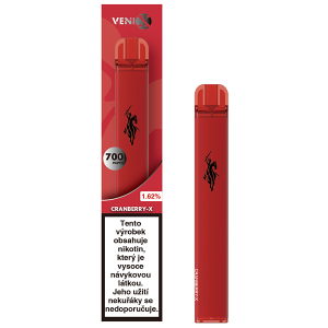 Elektronická cigareta jednorázová Venix Cranberry-X 16mg/ml