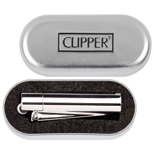 Zapalovač Clipper CMP11R Silver+Giftbox