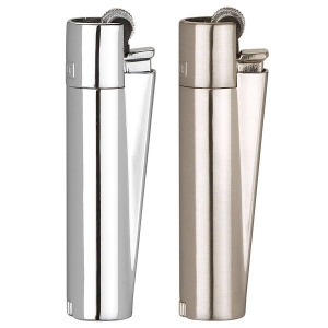 Zapalovač Clipper CMP11R Silver+Giftbox