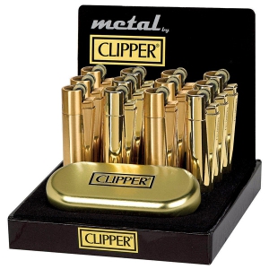 Zapalovač Clipper CMP11R Gold+Giftbox 12/BAL