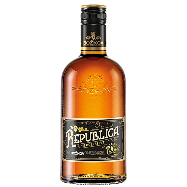 Rum Republica Exclusive Božkov 0,5l 38%
