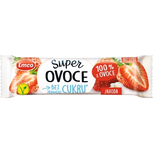 Emco Tyčinka 100% Super Ovoce Jahoda 30g