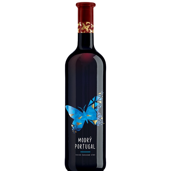 Modrý Portugal 0,75l Víno Motýl