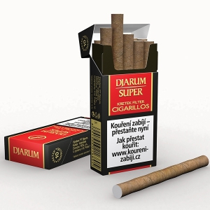 Doutníky Djarum Super Kretek Filtr Cigarillos 10ks