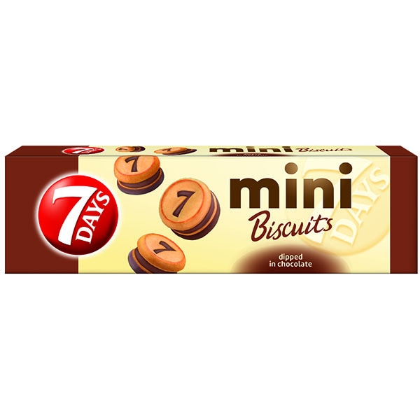 7Days Mini Biscuits 100g Čokoláda