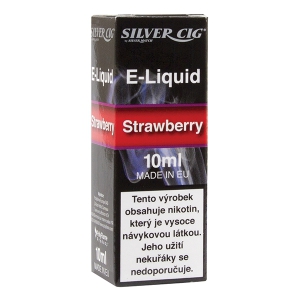 Liquid SilverCig 10ml Strawberry 12mg