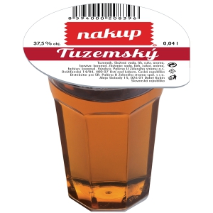 Tuzemák Nakup 0,04l 37,5% Panák