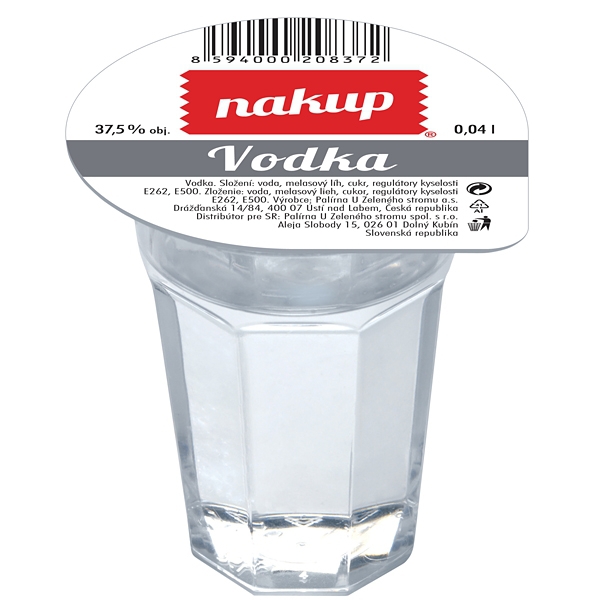 Vodka Nakup 0,04l 37,5% Panák