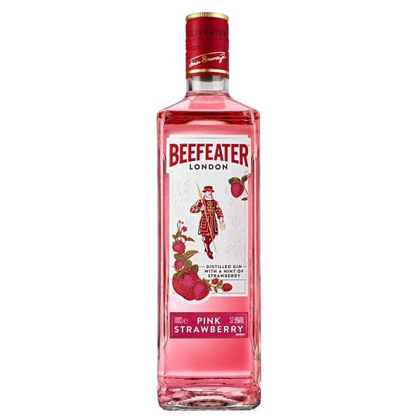 Beefeater Gin Pink 37,5% 1 l (holá láhev)