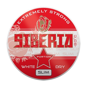 Siberia -80°C Degrees White Dry SLIM Chew Bags 13g