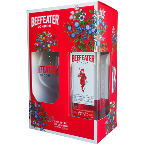 Gin Beefeater 0,7l 40% (dárkové balení 1 sklenička)