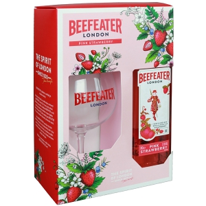 Gin Beefeater Pink 0,7l 37,5% (dárkové balení 1 sklenička)
