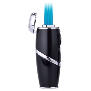 Zapalovač Silver Match Blackhorserd 3Blueflame