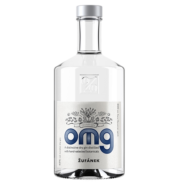 Gin OMG Žufánek 0,5l 45%