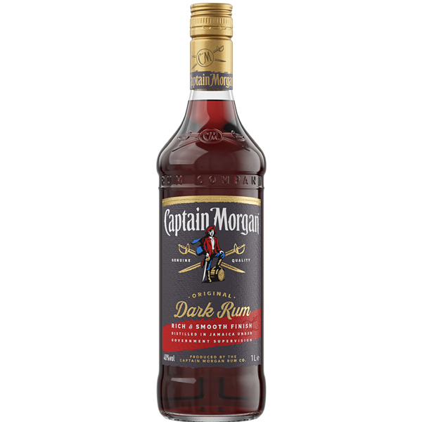 Captain Morgan Dark Rum 1l 40%