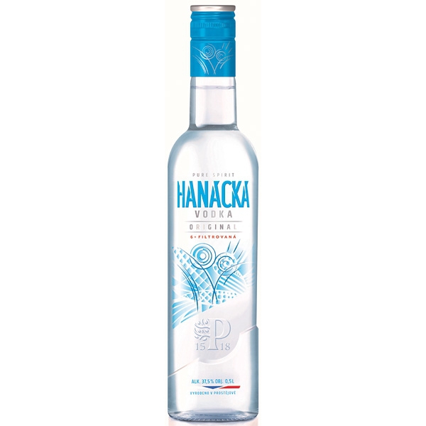 Hanácká Vodka 37,5% 0,5l (holá láhev)