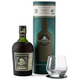Diplomatico Reserva Exclusiva 0,7l 40% (dárkové balení 1 sklenička)