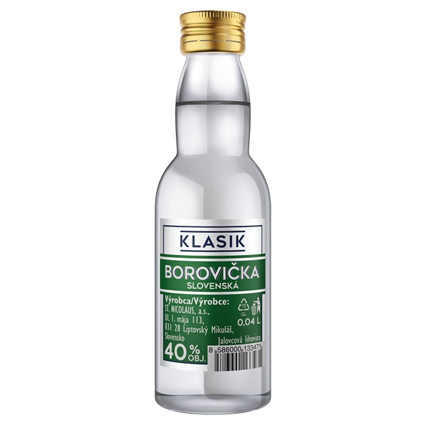 Borovička Slovenská Klasik St.Nicolaus 0,04l 40%