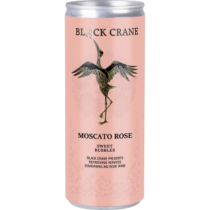 Moscato Rose perlivé víno 0,25l plech Black Crane