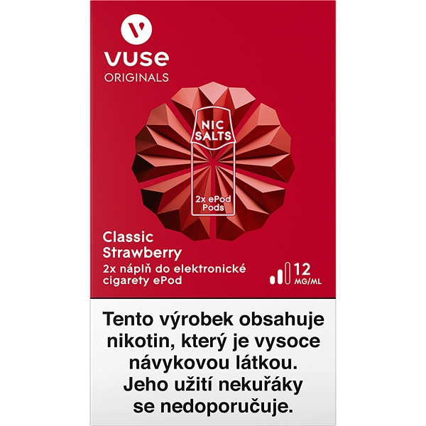 Liquid Vuse ePod Classic Strawberry 12 mg vPro