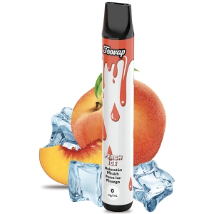 Elektronická cigareta jednorázová Toovap Peach Ice 0mg/ml