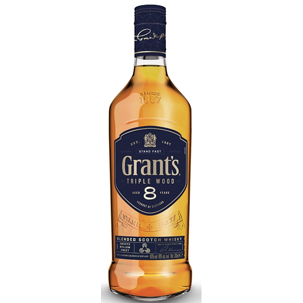 Whisky Grants Triple Wood 8YO 0,7l 40%
