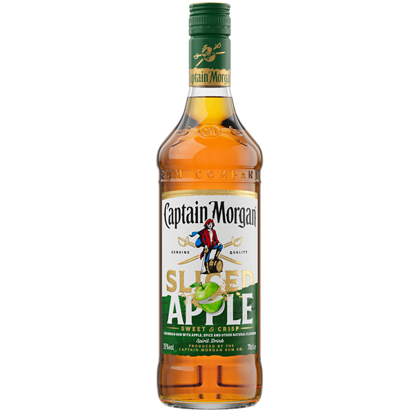 Captain Morgan Sliced Apple 0,7 L 25%