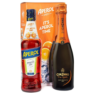 Aperol 0,7l 11%+Cinzano ToSpritz 0,75 (dárkové balení)