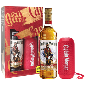 Captain Morgan Spiced Gold 0,7 35%+Reproduktor (dárkové balení)