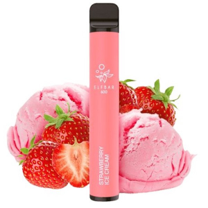 Elektronická cigareta jednorázová Elf Bar 600 Strawberry Ice Cream 20mg/ml