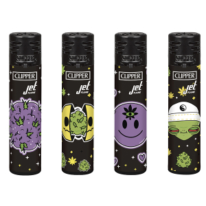 Zapalovač Clipper CKJ11RH Galactic Weed