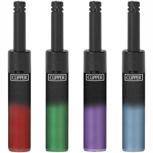 Zapalovač Clipper Minitube Black Crystal Gradient