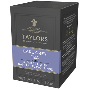 Taylors Earl Grey Tea 20x2,5g - Černý aromatický čaj 50g