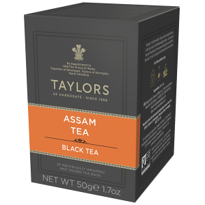 Taylors Assam Tea 20x2,5g - Černý anglický čaj 50g