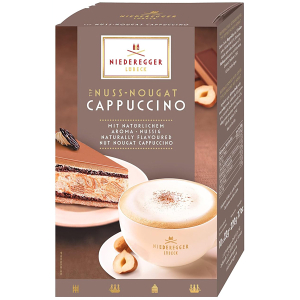 Nugátové cappuccino s příchutí lískových oříšků 220g (10x22g)