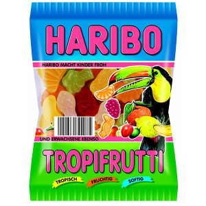 Haribo Troppi Frutti - Želé bonbony tropické ovoce 175g (sáček)