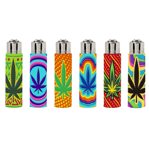 Zapalovač Clipper FCP11RH Pop Covers Vibrant Weed