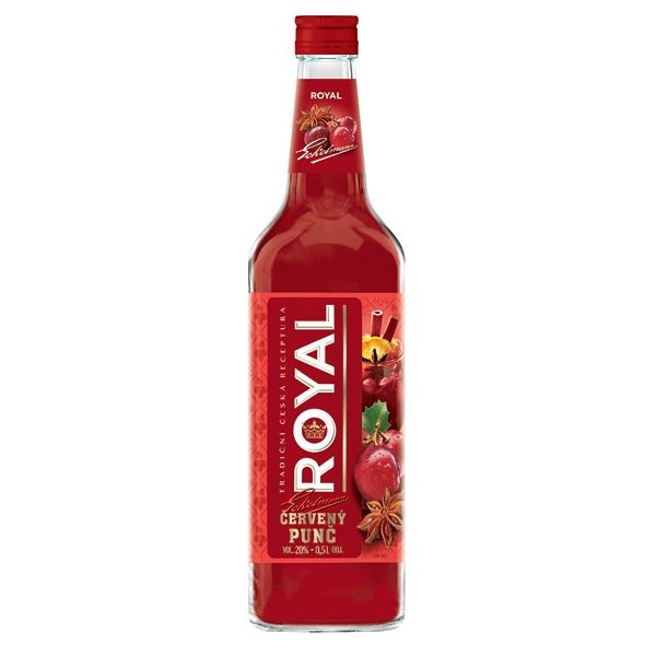 Vinný Punč Červený Royal 0,5l 20%