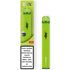 Elektronická cigareta jednorázová Venix Apple-X 16mg/ml