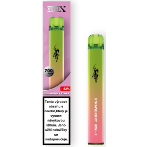 Elektronická cigareta jednorázová Venix Strawberry Kiwi-X 16mg/ml