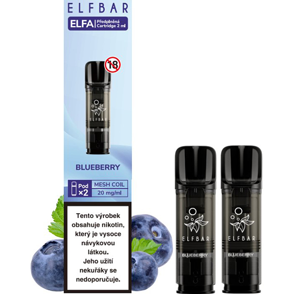 Liquid Elfa Pods 2Pack Blueberry 20mg/ml