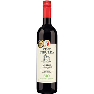 Merlot Pozdní sběr 2022 0,75l BIO Víno Cibulka