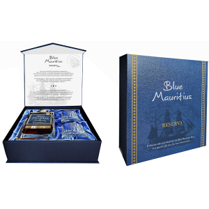 Rum Blue Mauritius Reserva 0,7l 40%+2xSklo