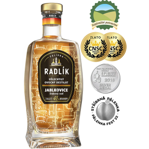 Jablkovice Dubový sud Radlík 0,5l 43%