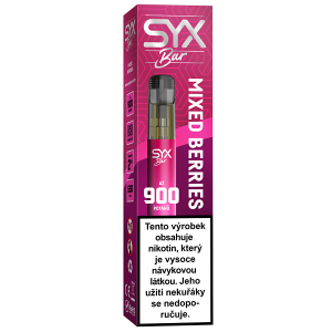 Elektronická cigareta jednorázová Syx Bar 900 Mixed Berries 16,5mg/ml