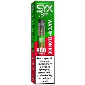 Elektronická cigareta jednorázová Syx Bar 900 Watermelon Ice 16,5mg/ml