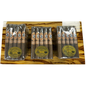 Orange Humidor + 3 druhy Doutníků Gurkha 35th Anniversary po 25 kusech