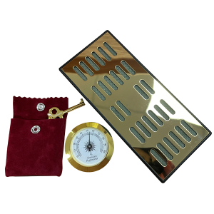 Sandalwood Humidor + 3 druhy Doutníků Gurkha 35th Anniversary po 25 kusech