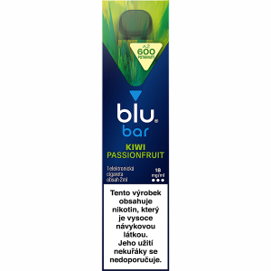 Elektronická cigareta jednorázová Blu Bar Kiwi Passion Fruite 18mg/ml