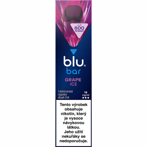 Elektronická cigareta jednorázová Blu Bar Grape Ice 18mg/ml